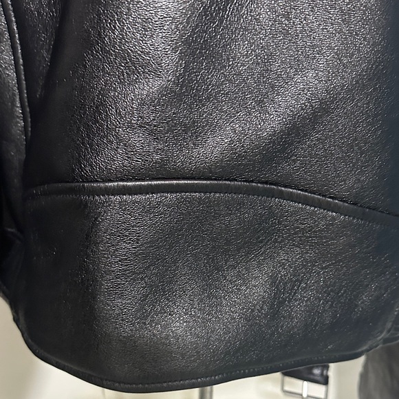 Zara Black Faux Leather Biker Jacket - Picture 10 of 13